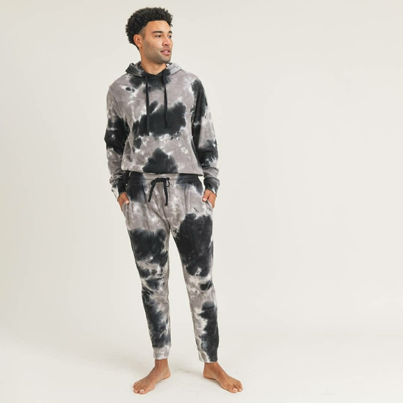 MEN - Cotton Terry Tie-Dye Joggers - Picture 6 of 7